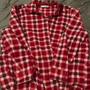 Riders by lee SOFT xl red and white flannel.